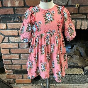 Pink Chicken Floral Pink Dress